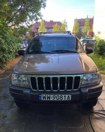 Jeep Grand Cherokee cena 24000 przebieg: 219200, rok produkcji 2001 z Warszawa małe 16